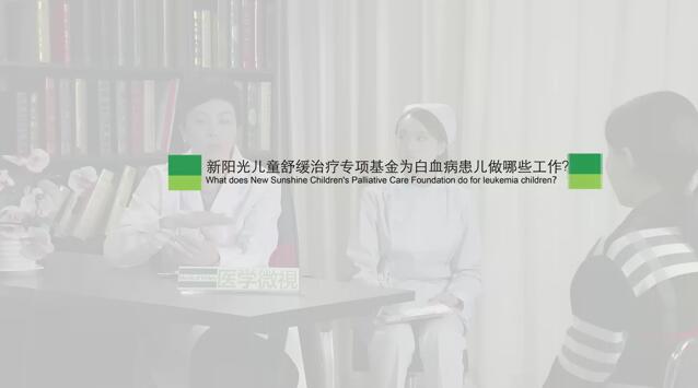 新阳光儿童舒缓治疗基金会为白血病患儿做哪些工作？